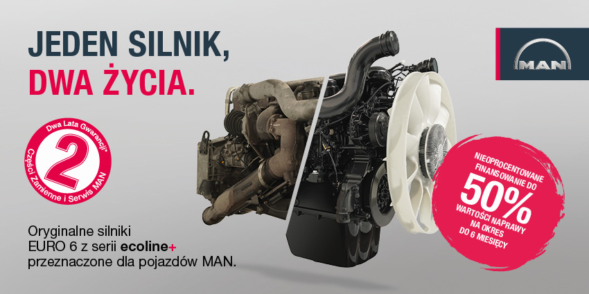 Nowa oferta ecoline+ Silniki MAN Euro 6